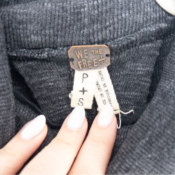 Free People Split Back Turtleneck Sweater - Picture 5 of 6